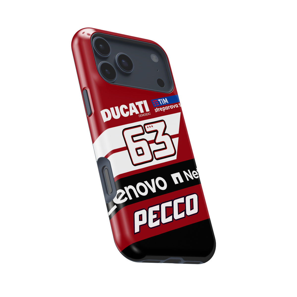 Pecco Bagnaia #63 Ducati Lenovo 2026 Livery - iPhone Case