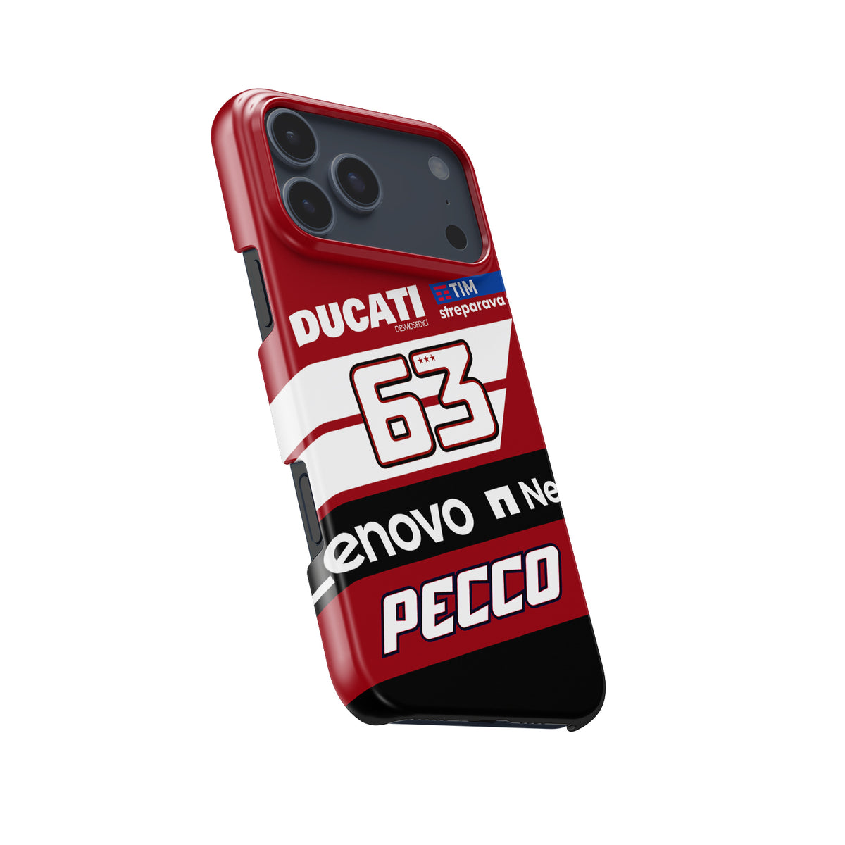 Pecco Bagnaia #63 Ducati Lenovo 2026 Livery - iPhone Case