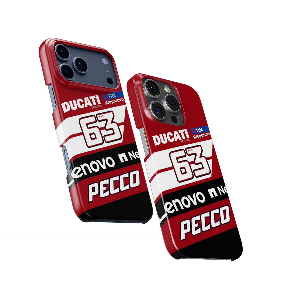 Pecco Bagnaia #63 Ducati Lenovo 2026 Livery - iPhone Case