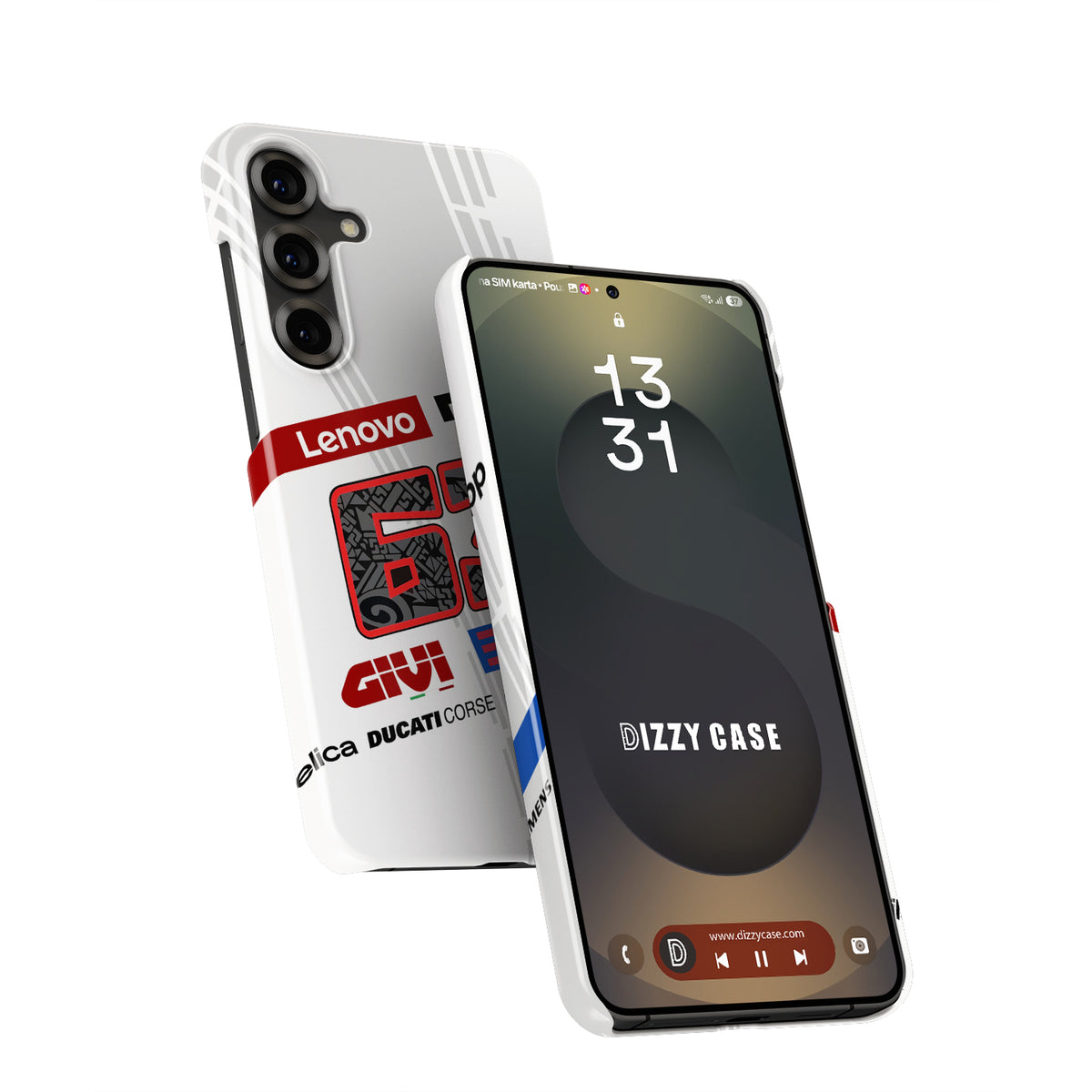 Pecco Bagnaia #63 Prototype White - Samsung Galaxy Case