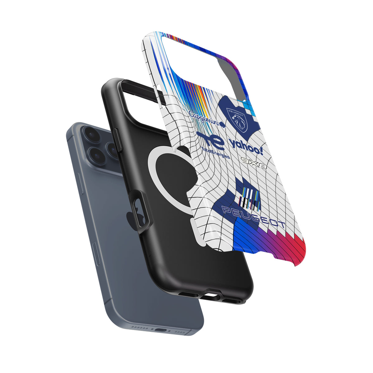 Peugeot 9X8 Le Mans 100th Anniversary Phone Case – Clean Tribute for Pixel, Xiaomi, OnePlus, Huawei