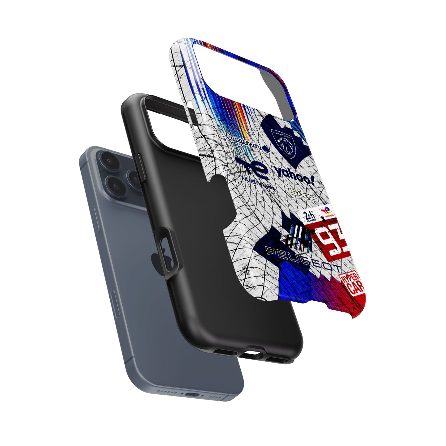 Peugeot 9X8 Le Mans 100th Anniversary Phone Case – Hypercar Tribute Livery (Race-Worn Edition)