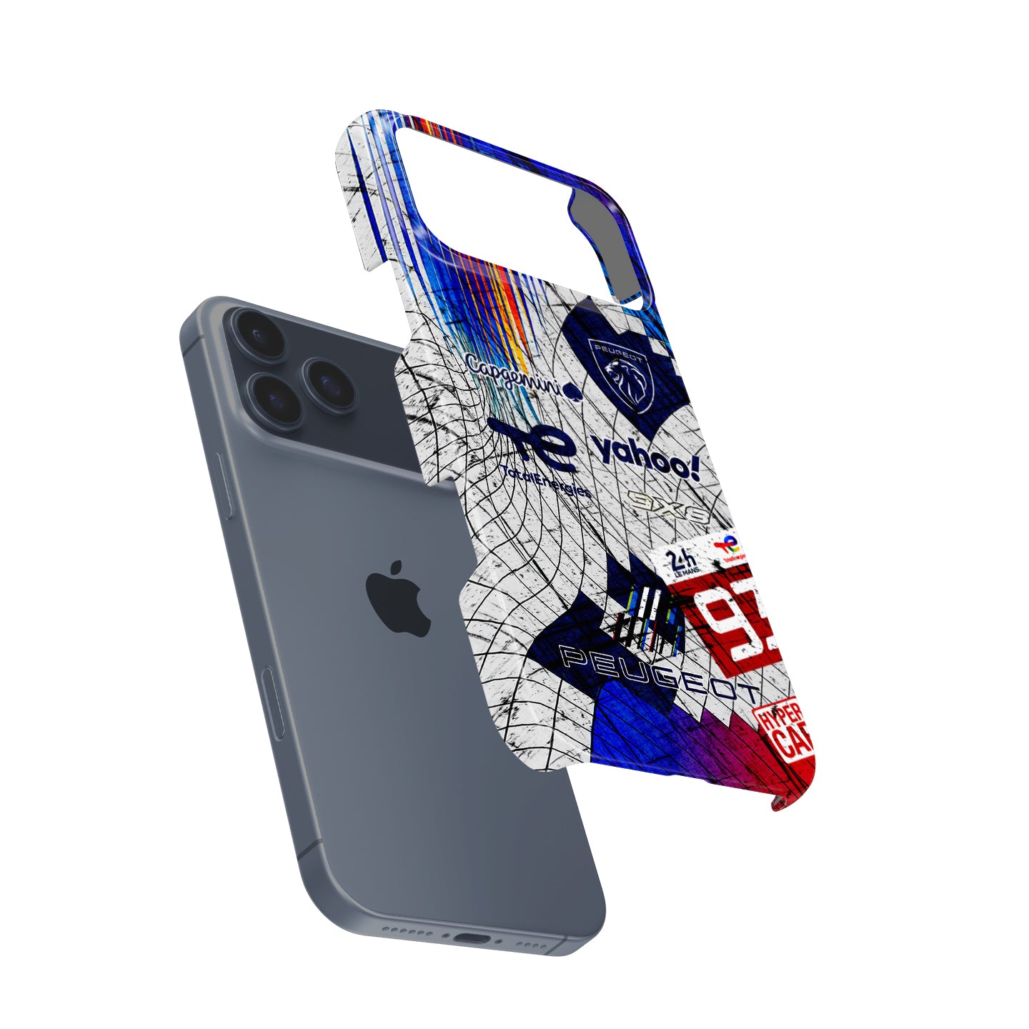 Peugeot 9X8 Le Mans 100th Anniversary Phone Case – Hypercar Tribute Livery (Race-Worn Edition)