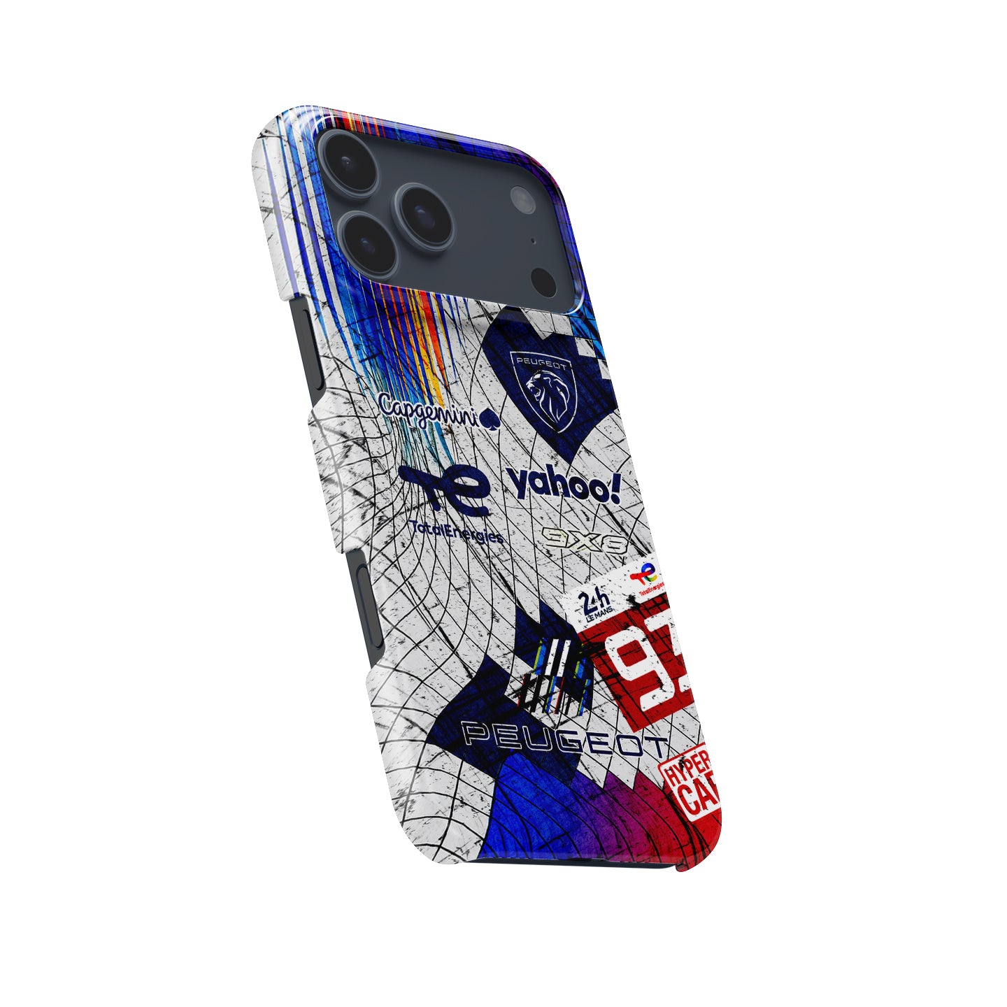 Peugeot 9X8 Le Mans 100th Anniversary Phone Case – Hypercar Tribute Livery (Race-Worn Edition)