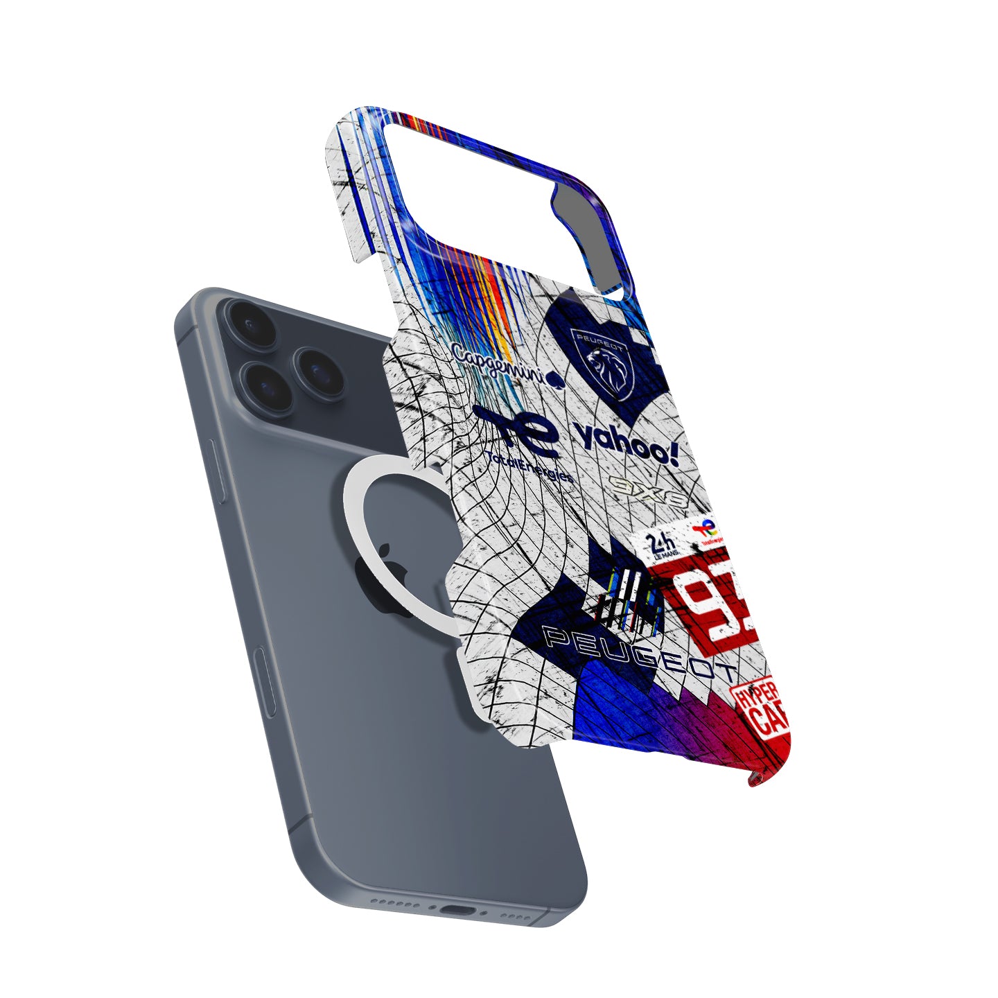 Peugeot 9X8 Le Mans 100th Anniversary Phone Case – Hypercar Tribute Livery (Race-Worn Edition)