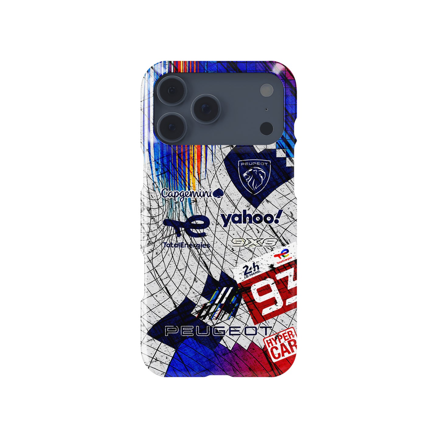 Peugeot 9X8 Le Mans 100th Anniversary Phone Case – Hypercar Tribute Livery (Race-Worn Edition)