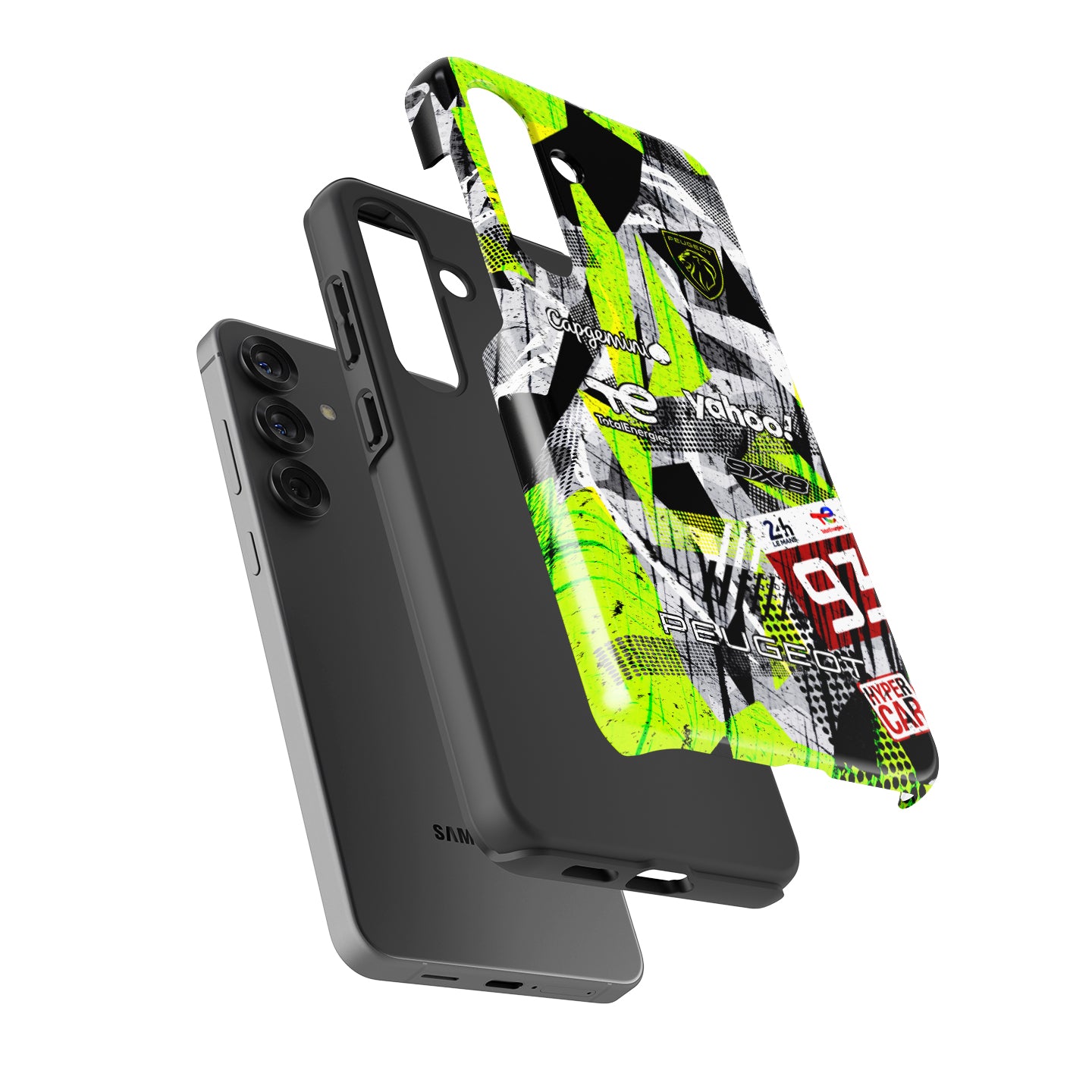 Peugeot 9X8 Hypercar Phone Case – #93 Track Edition for Samsung