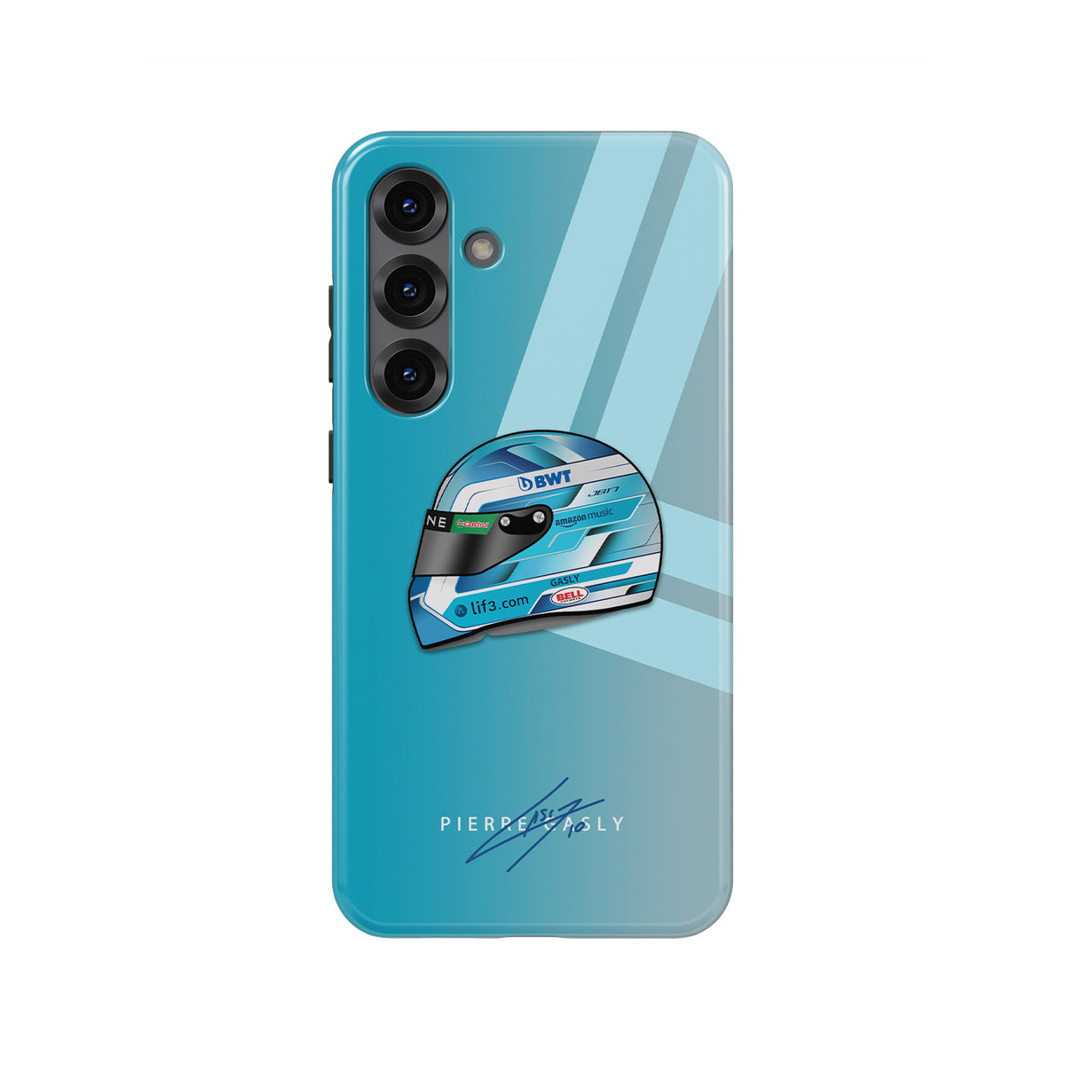 Pierre Gasly 2024 Helmet Design for Samsung