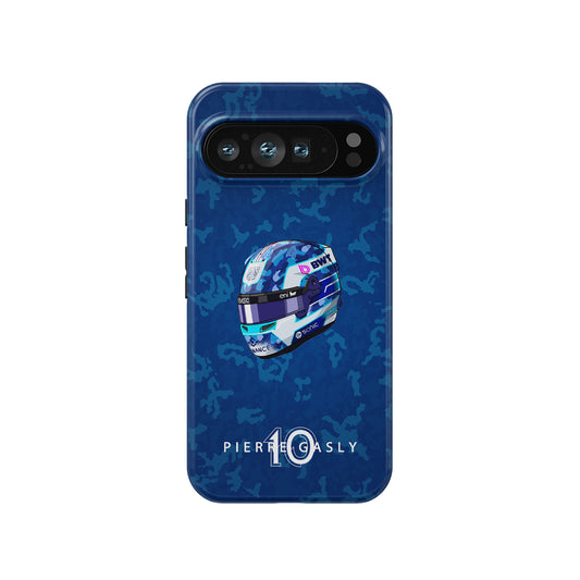 Pierre Gasly 2025 Helmet Phone Case – Multi-Device French Heritage Edition (Pixel, Xiaomi, OnePlus, Huawei)