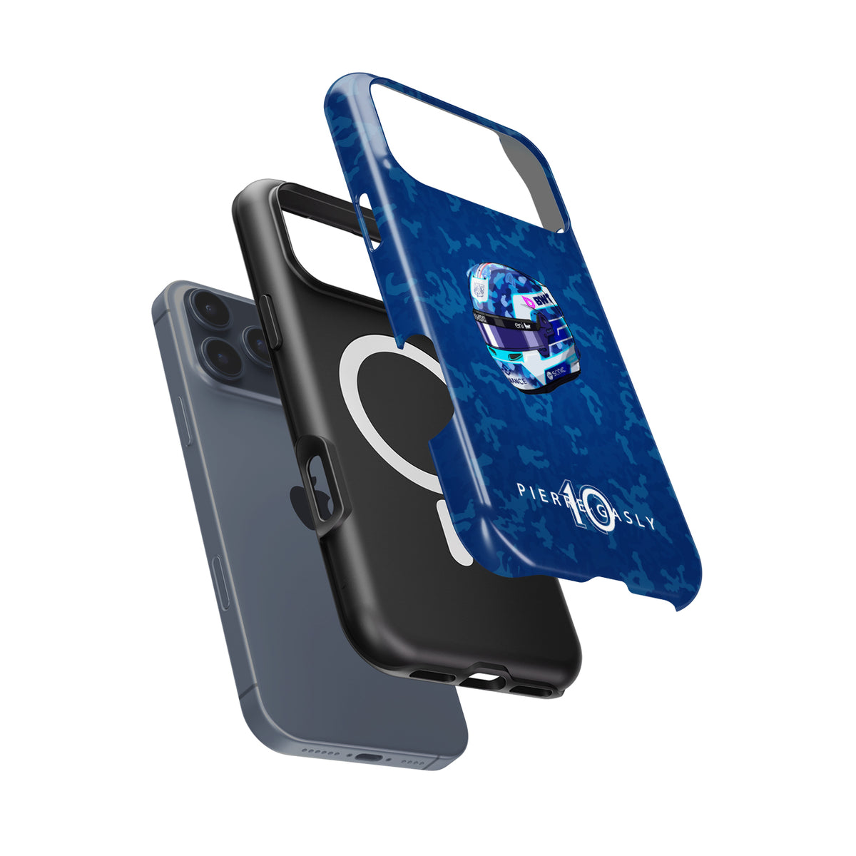 Pierre Gasly 2025 Helmet Phone Case – Multi-Device French Heritage Edition (Pixel, Xiaomi, OnePlus, Huawei)