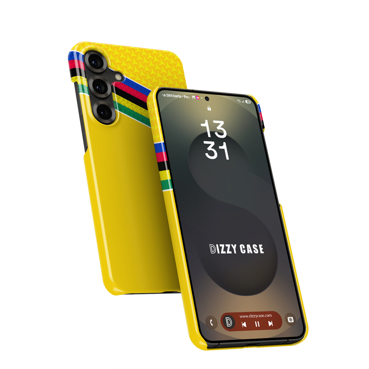 Pogačar 2025 Tour de France Colnago Y1RS Phone Case – Yellow Victory Edition (for Samsung)