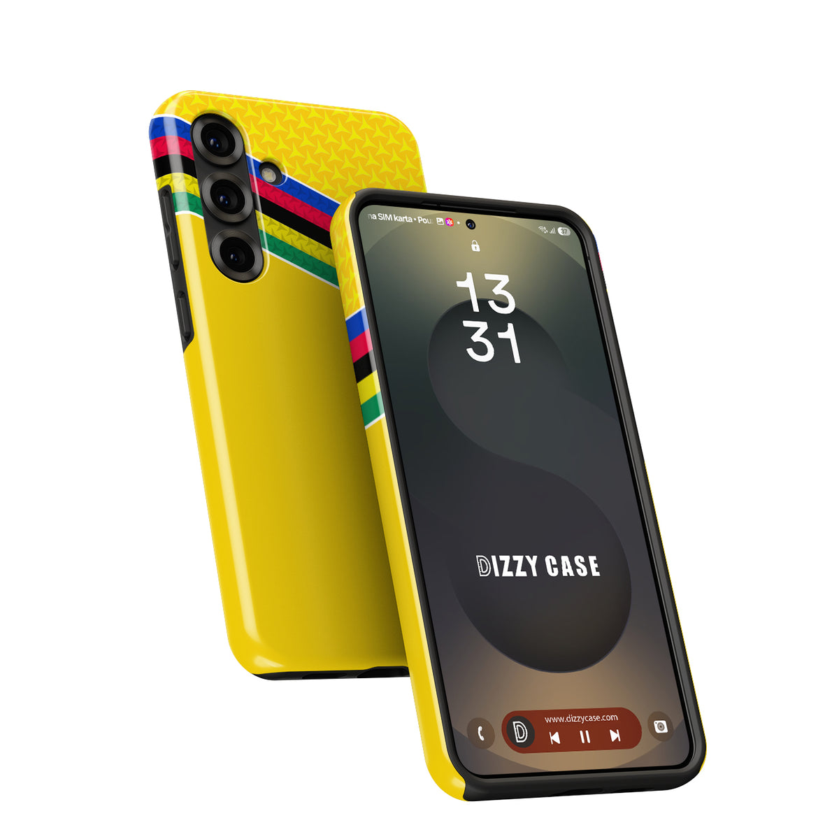 Pogačar 2025 Tour de France Colnago Y1RS Phone Case – Yellow Victory Edition (for Samsung)