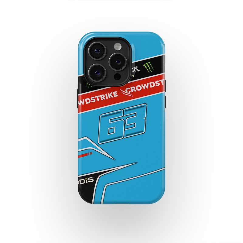 George Russell GR63 Helmet Phone Case – F1 Fan Must-Have!