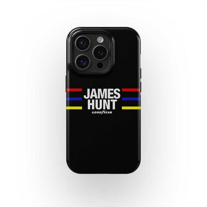 Iconic James Hunt Helmet Phone Case for Formula 1 Fans