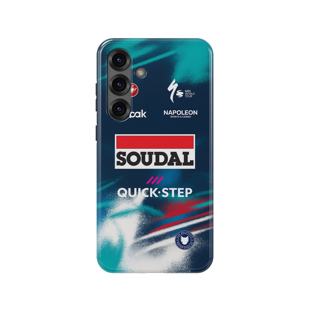 Quick-Step 2025 Jersey Phone Case – Ride with the Wolfpack Identity (Samsung Galaxy)