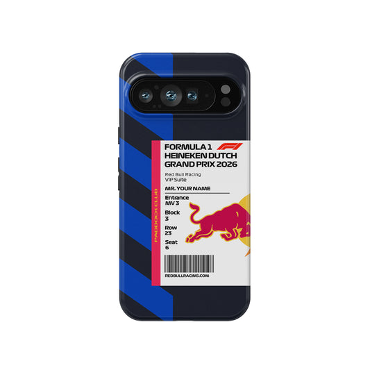 Custom Red Bull VIP Ticket Case - Pixel, Huawei, OnePlus
