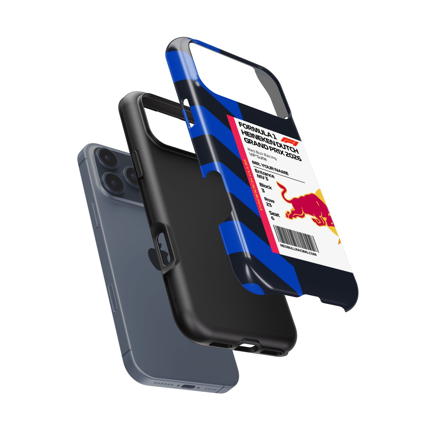 Custom Red Bull VIP Ticket Case - Pixel, Huawei, OnePlus
