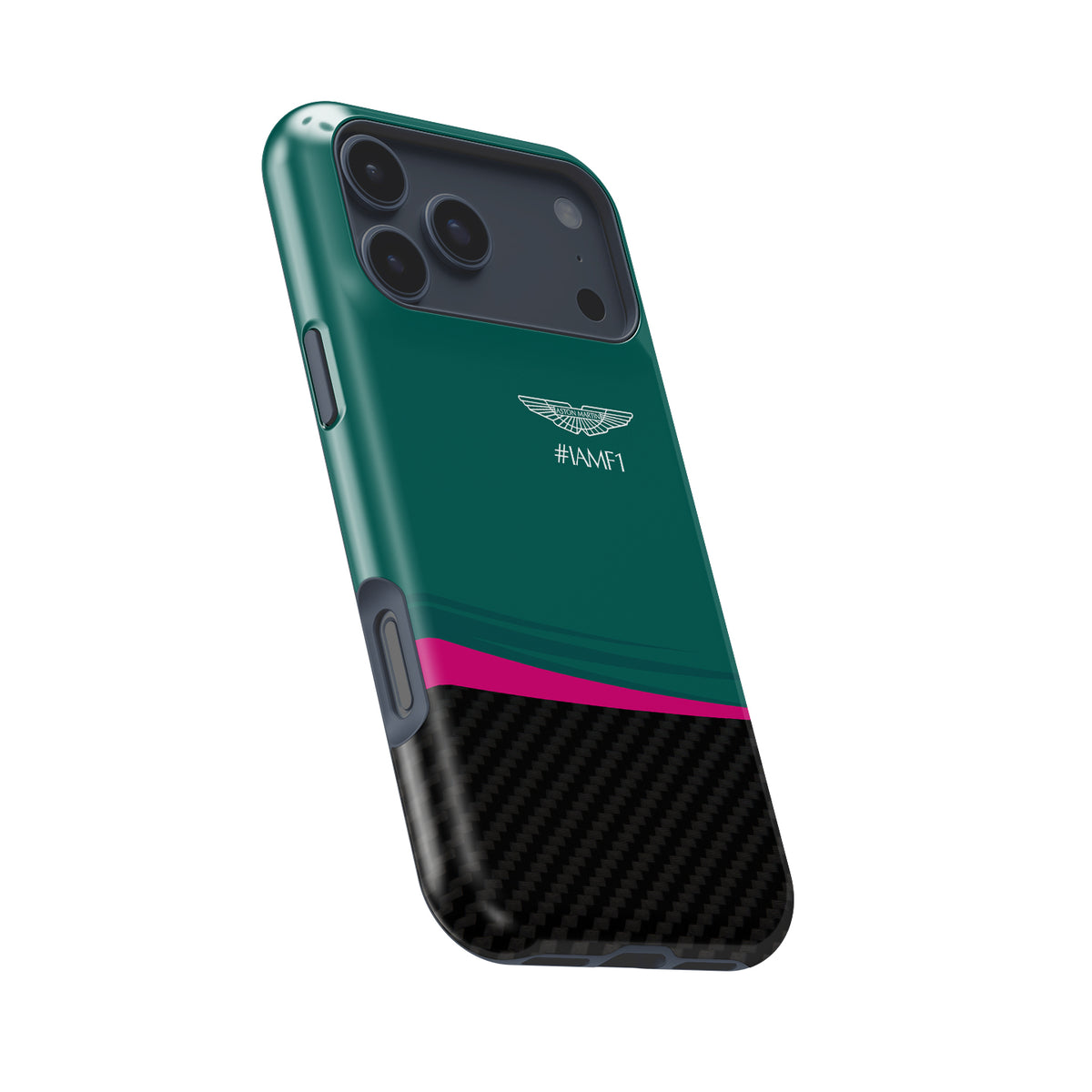 Aston Martin AMR21 Livery Formula 1 racing iPhone case view 8
