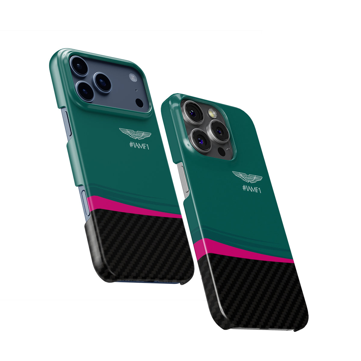 Aston Martin AMR21 Livery Formula 1 racing iPhone case view 2