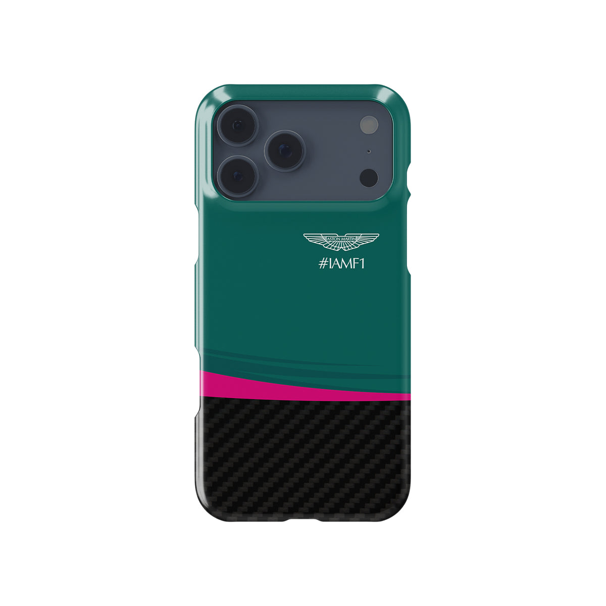 Aston Martin AMR21 Livery Formula 1 racing iPhone case view 1