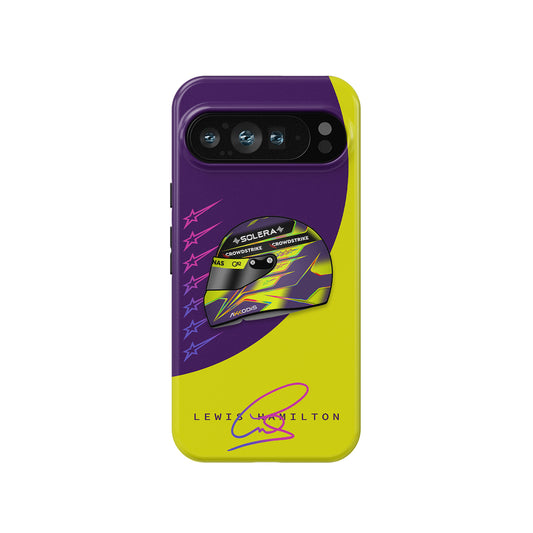 Lewis Hamilton 2024 Helmet Case – Google, OnePlus, Xiaomi, Huawei