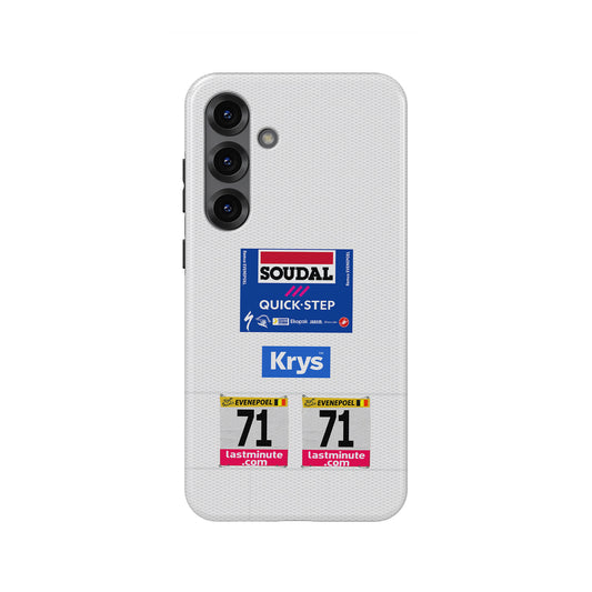 Remco Evenepoel White Jersey Phone Case: Style Meets Protection