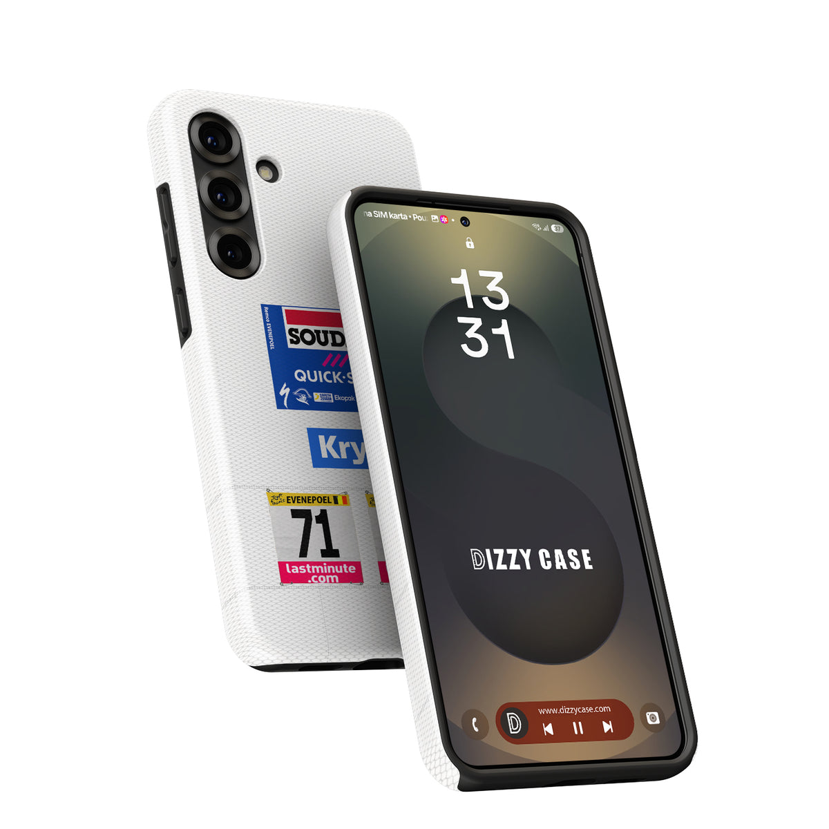 Remco Evenepoel White Jersey Phone Case: Style Meets Protection