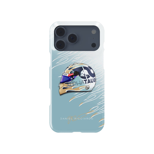 Daniel Ricciardo F1 Helmet Formula 1 racing iPhone case view 1