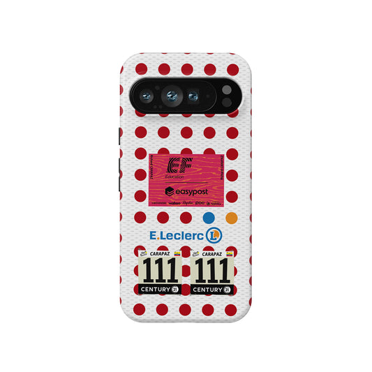 Celebrate King of the Mountains with Richard Carapaz’s Polka Dot Phone Case