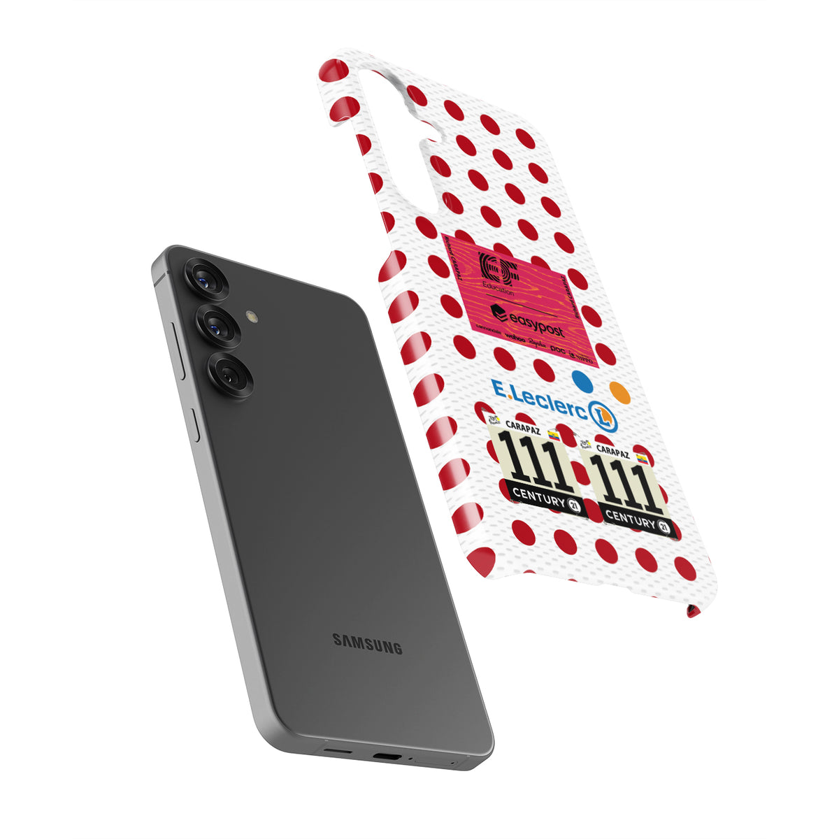 Richard Carapaz Polka Dot Jersey Phone Case: Peak Performance Protection