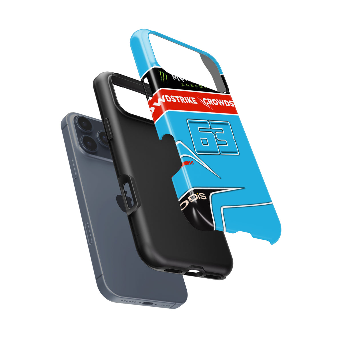 George Russell GR63 Helmet Phone Case – F1 Fan Must-Have!