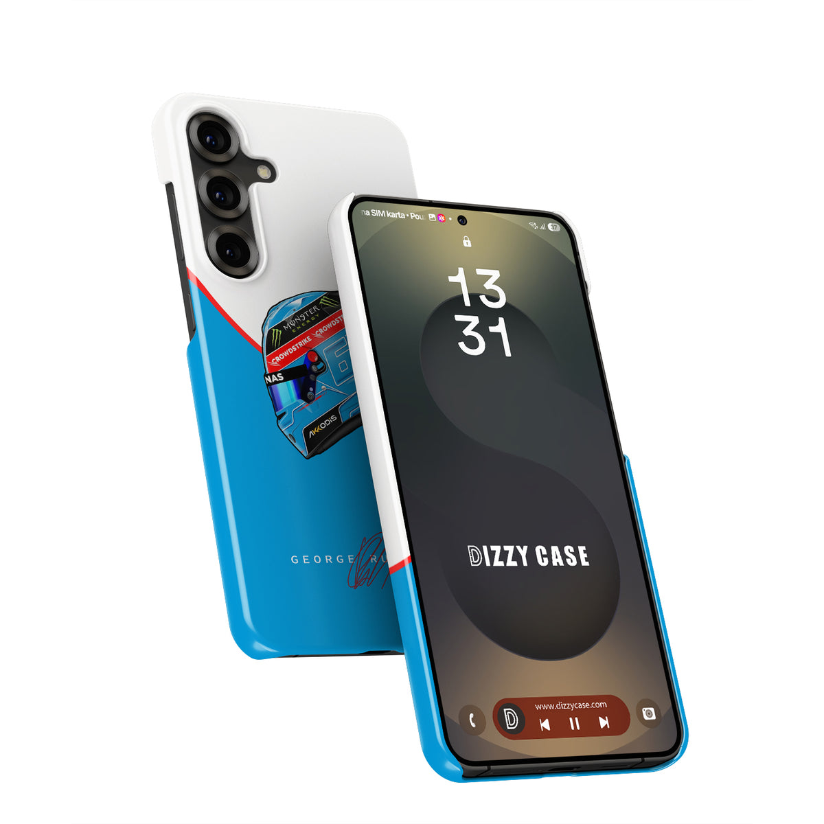 Samsung Galaxy Case Featuring Russell’s 2023 Helmet Livery