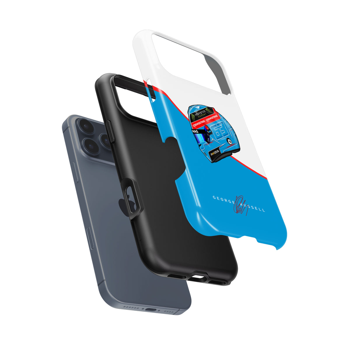 Protective F1 Phone Case – George Russell GR63 2023 Helmet