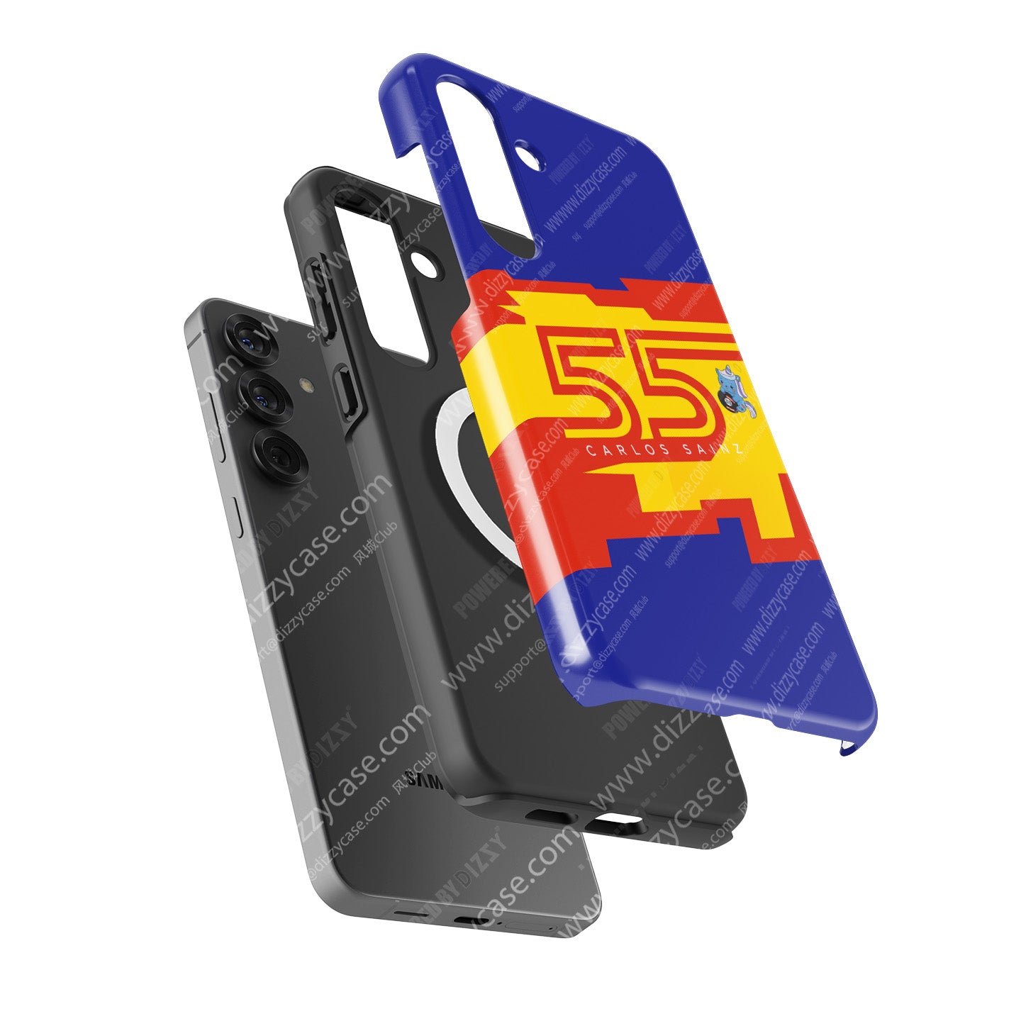 Carlos Sainz 2025 Williams Helmet Edition Phone Case – Spanish Spirit Design for Samsung Galaxy