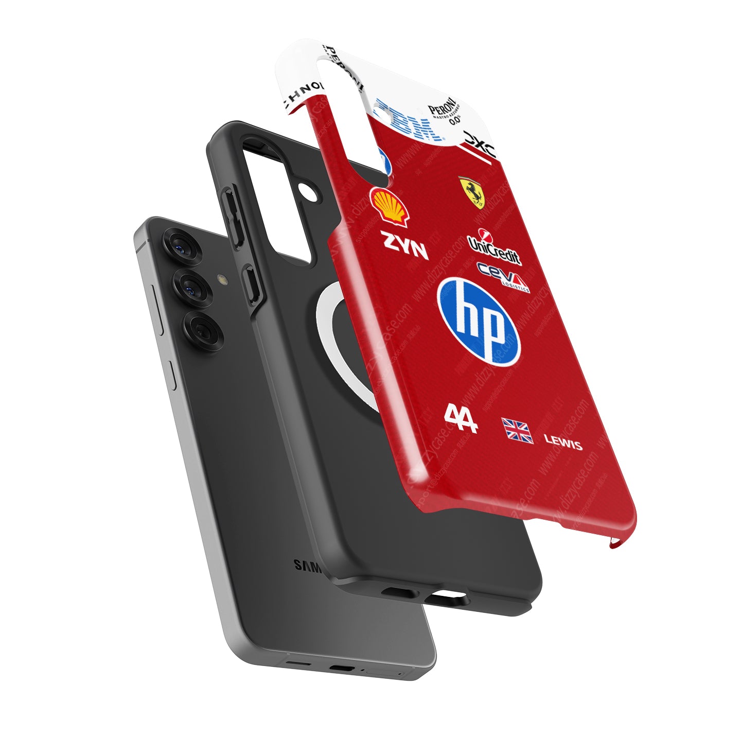 Lewis Hamilton 2026 Red Driver Suit Livery - Samsung Galaxy Case