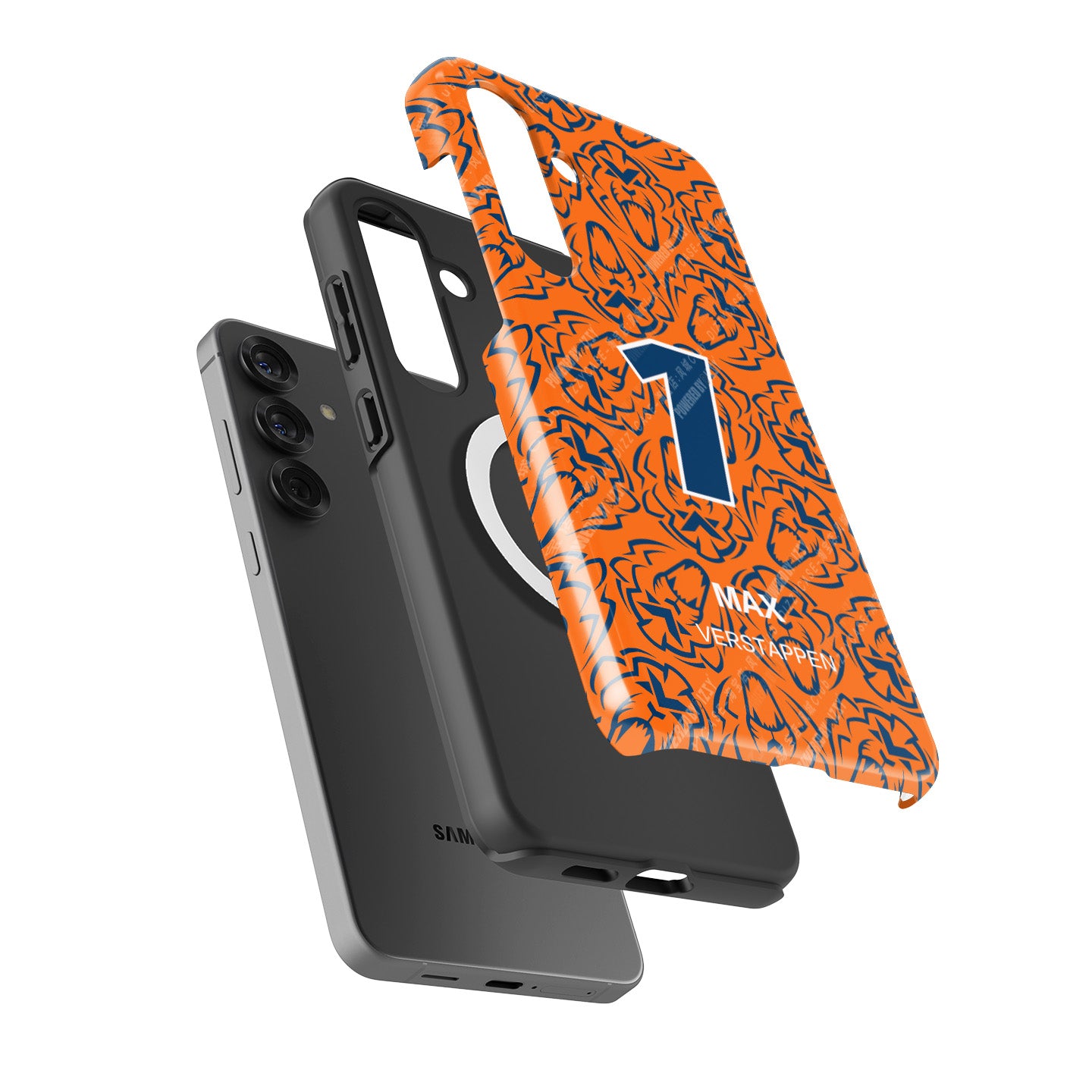 Max Verstappen 2025 F1 Champion Samsung Phone Case – Dutch Pride Edition