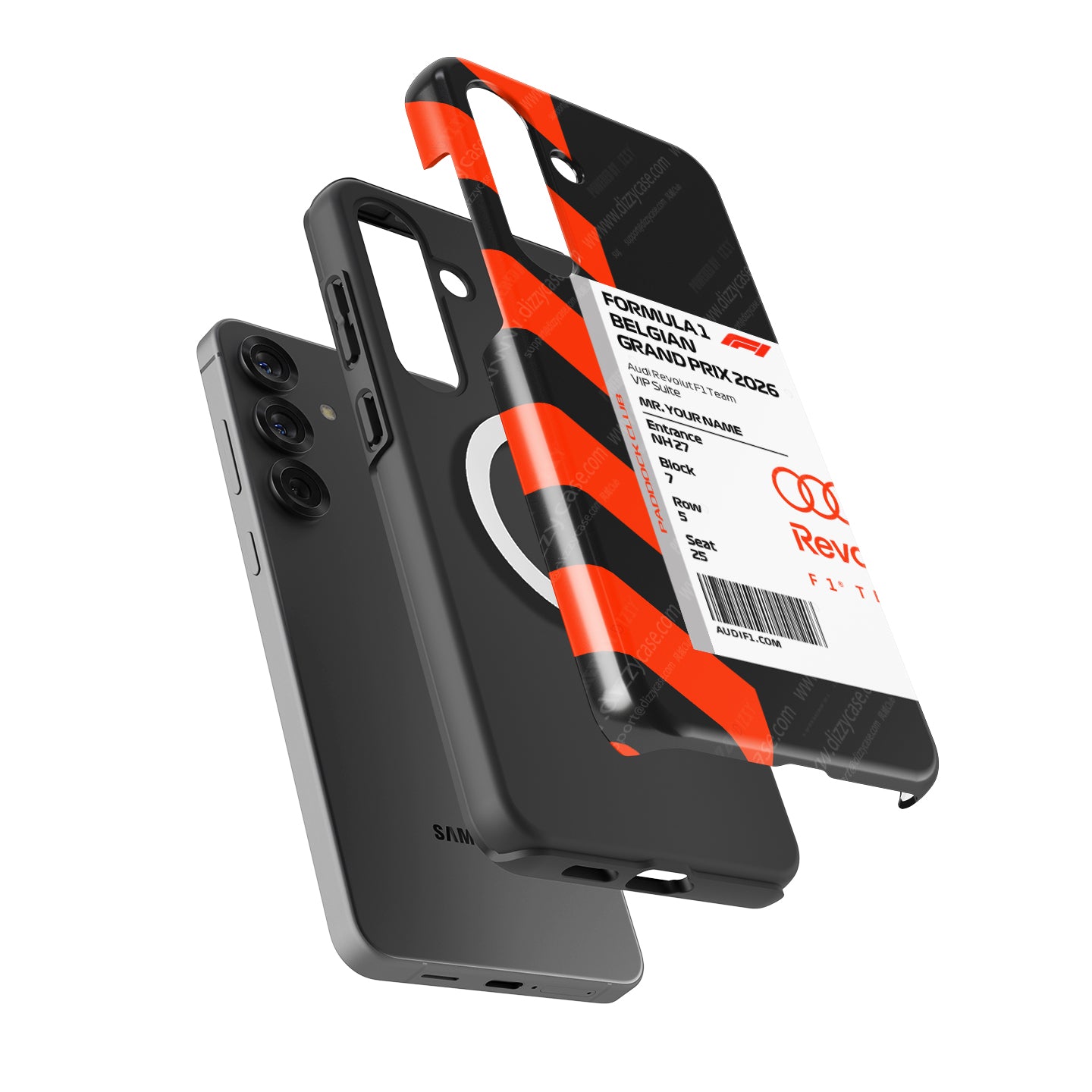 Custom Audi F1 VIP Pass Samsung Galaxy Case