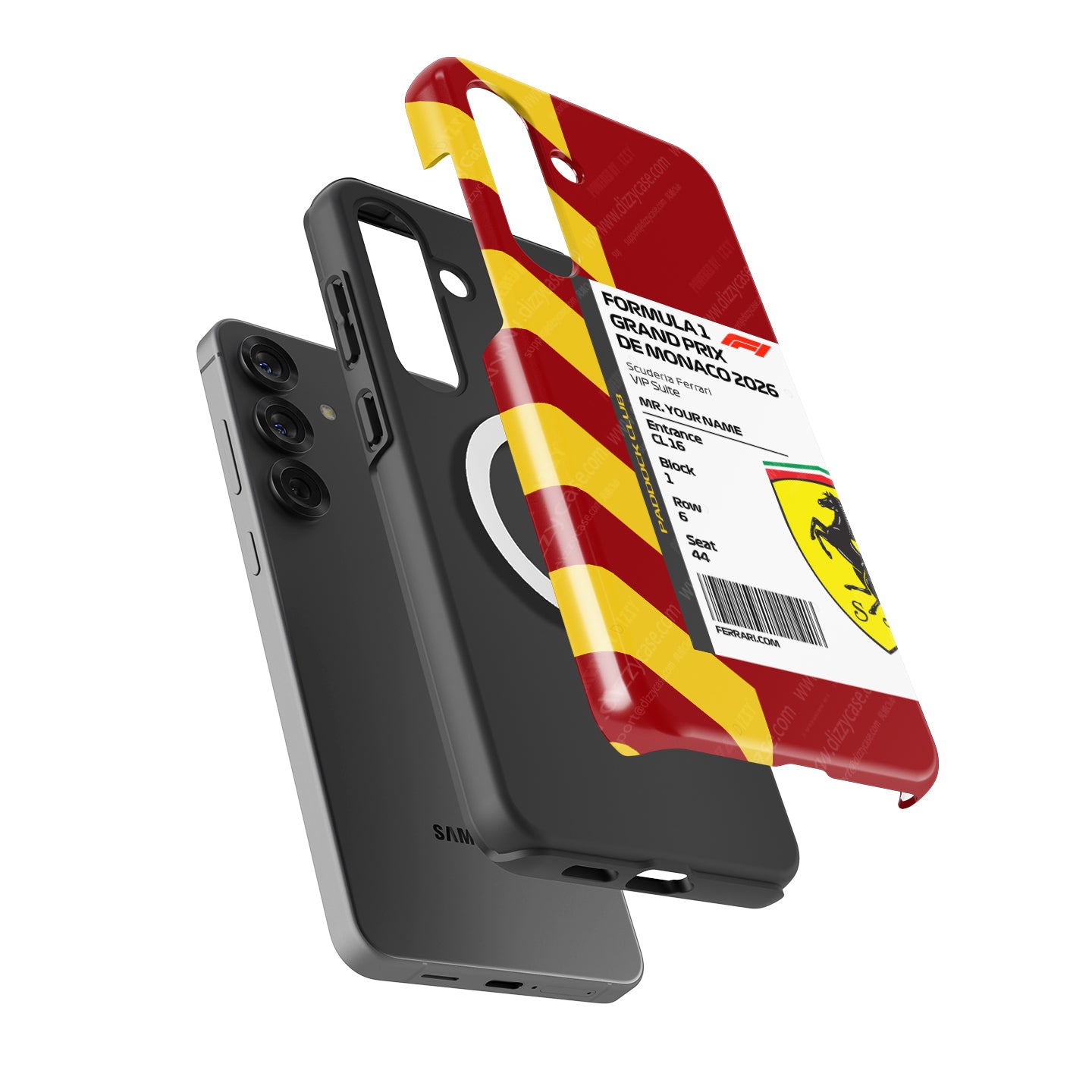 Custom Ferrari VIP Pass Samsung Galaxy Case