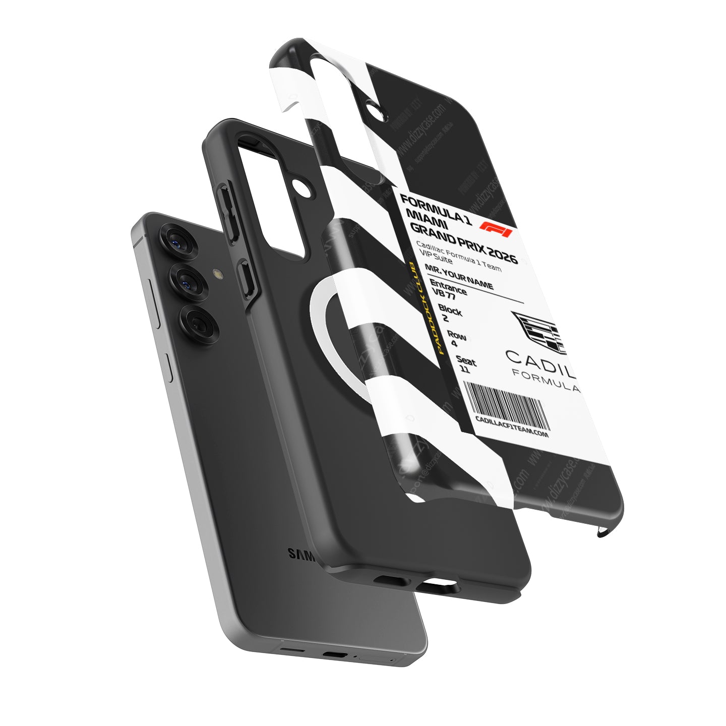 Custom Cadillac VIP Pass Samsung Galaxy Case