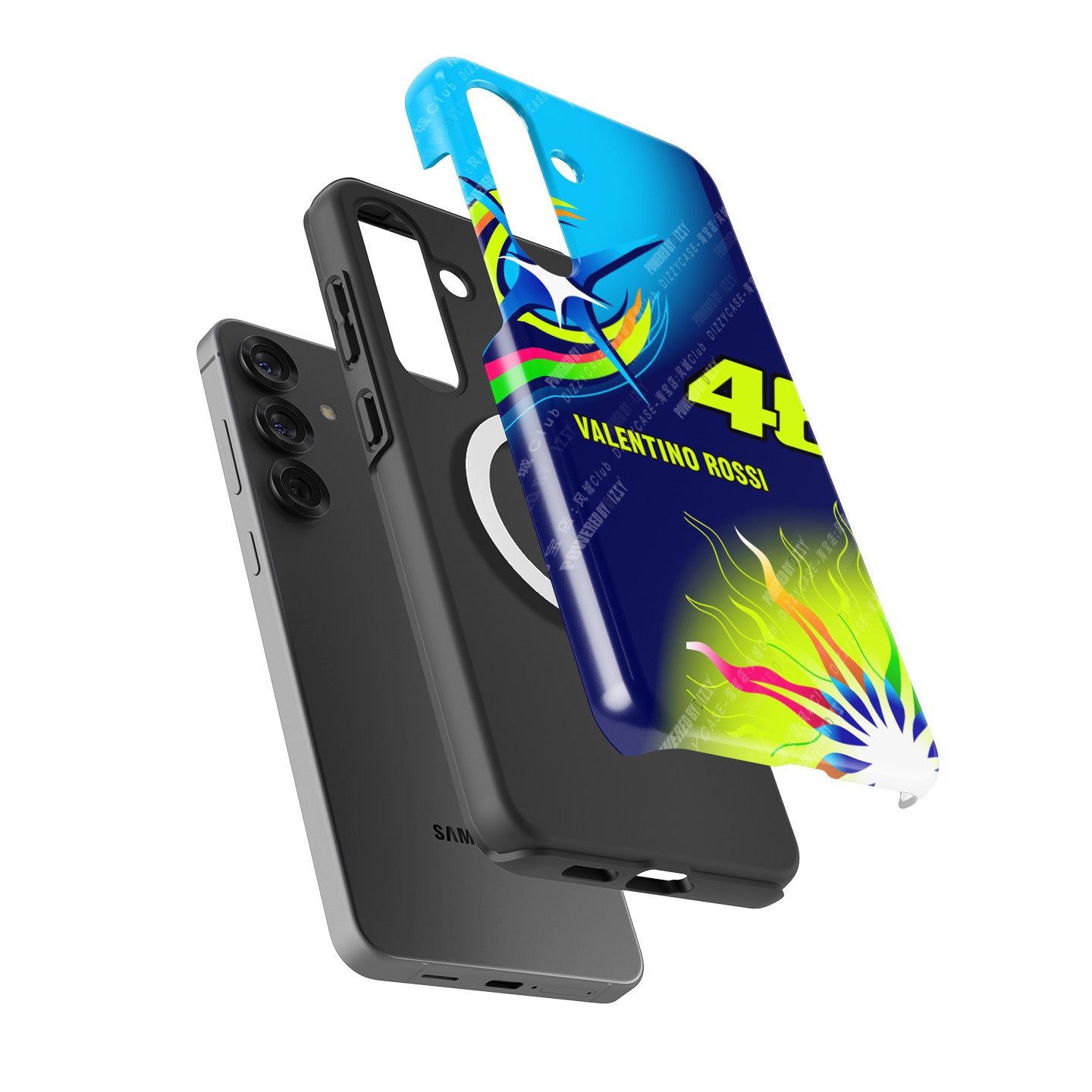 Valentino Rossi 2025 WEC Helmet Phone Case – Le Mans 24H BMW M Motorsport for Samsung
