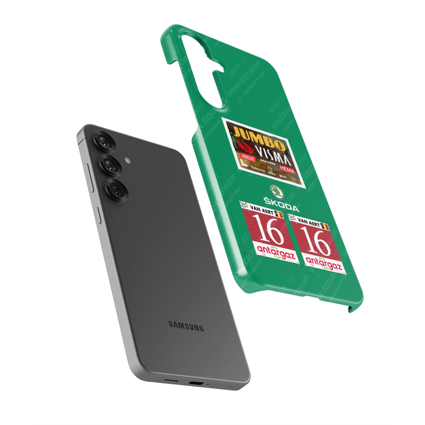 Celebrate Wout Van Aert with the 2022 Green Jersey Phone Case