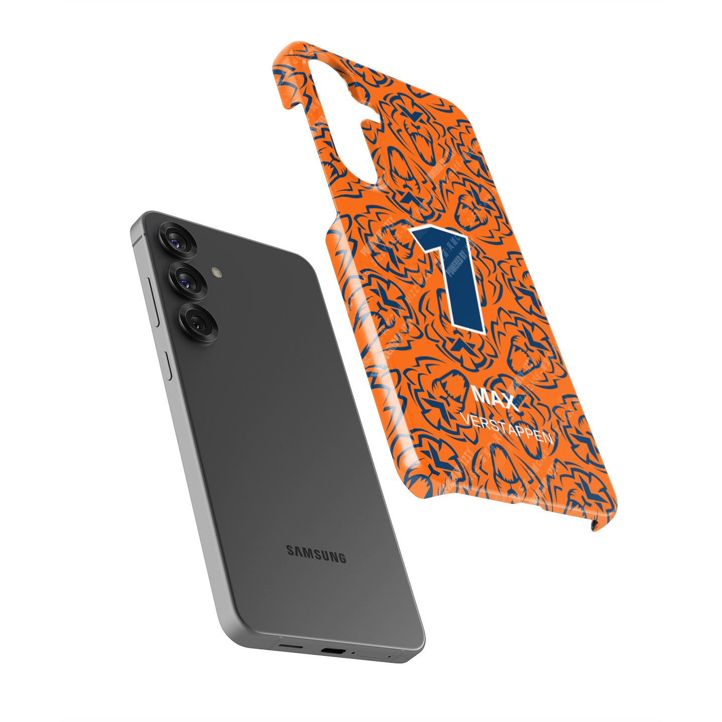 Max Verstappen 2025 F1 Champion Samsung Phone Case – Dutch Pride Edition