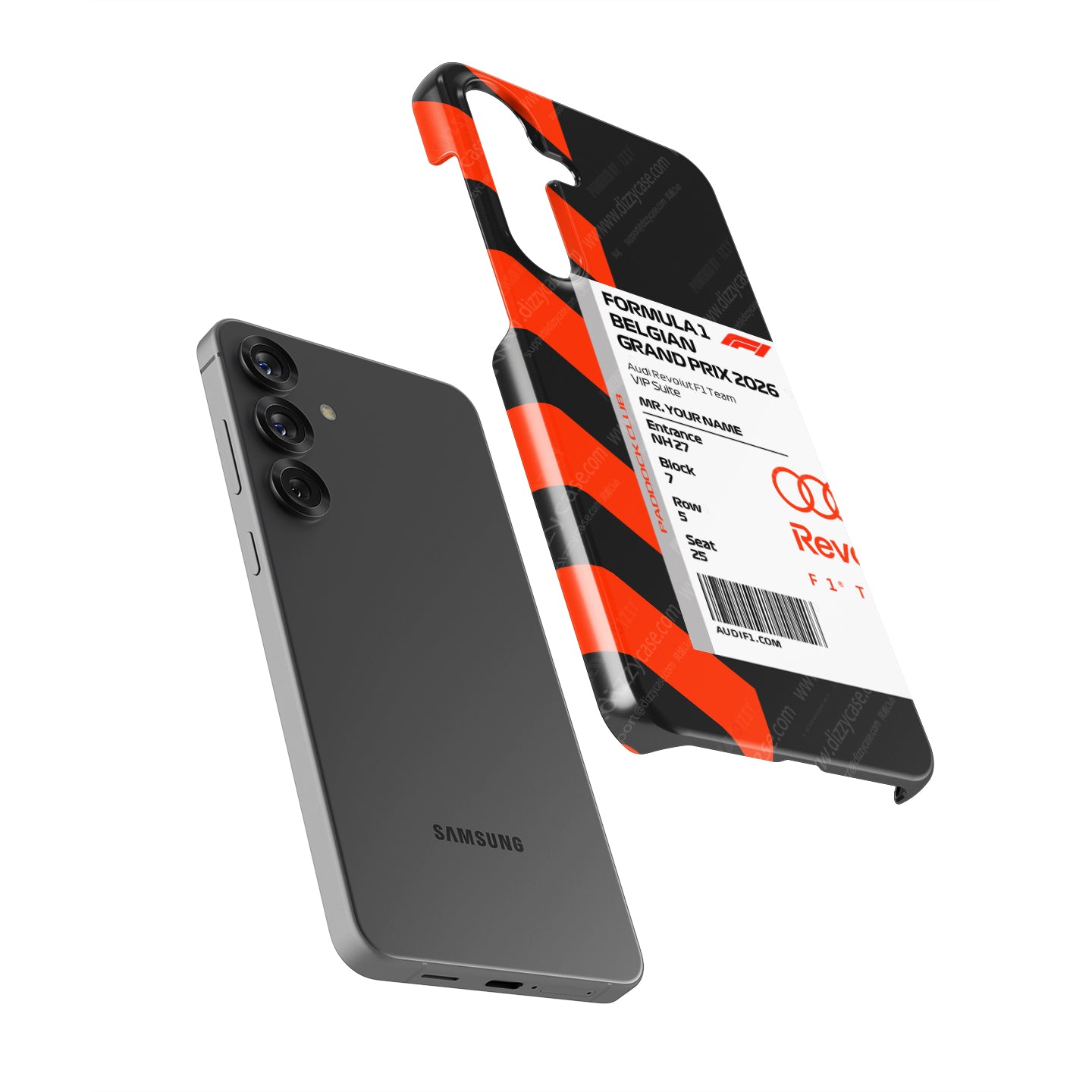 Custom Audi F1 VIP Pass Samsung Galaxy Case