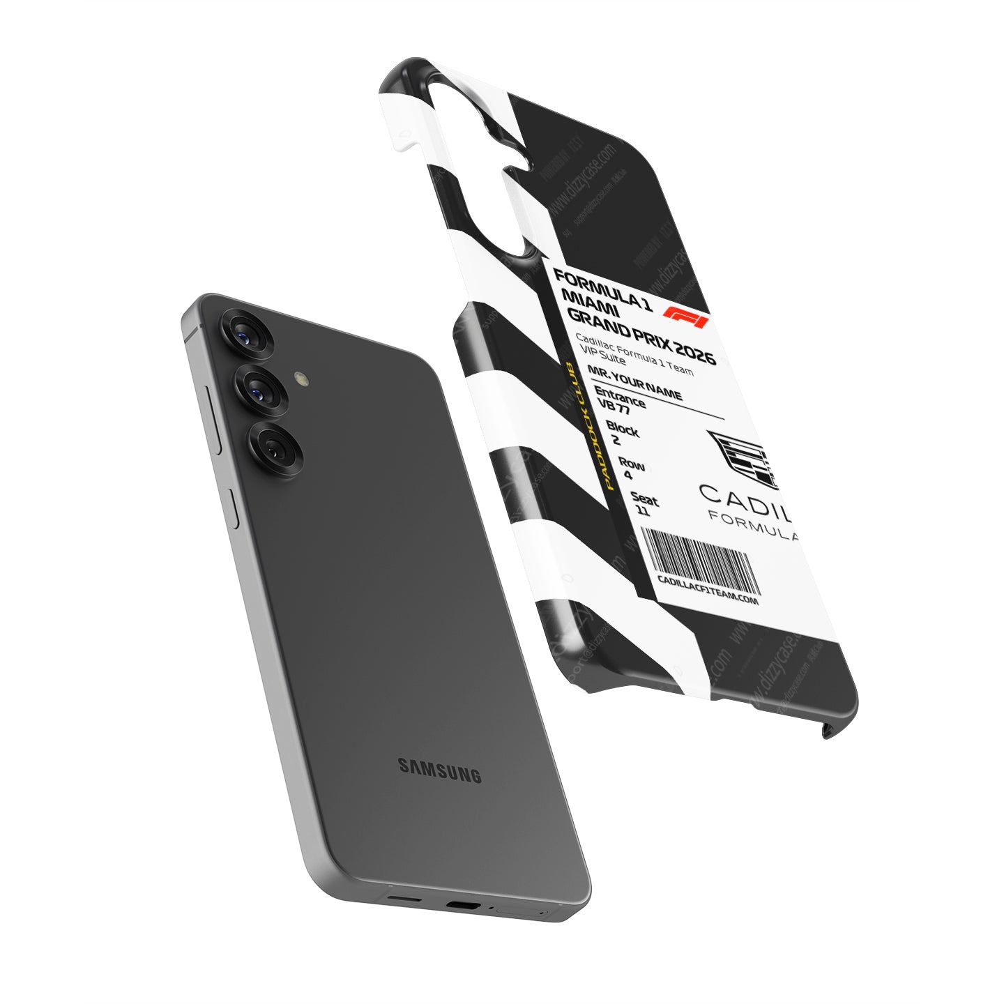 Custom Cadillac VIP Pass Samsung Galaxy Case