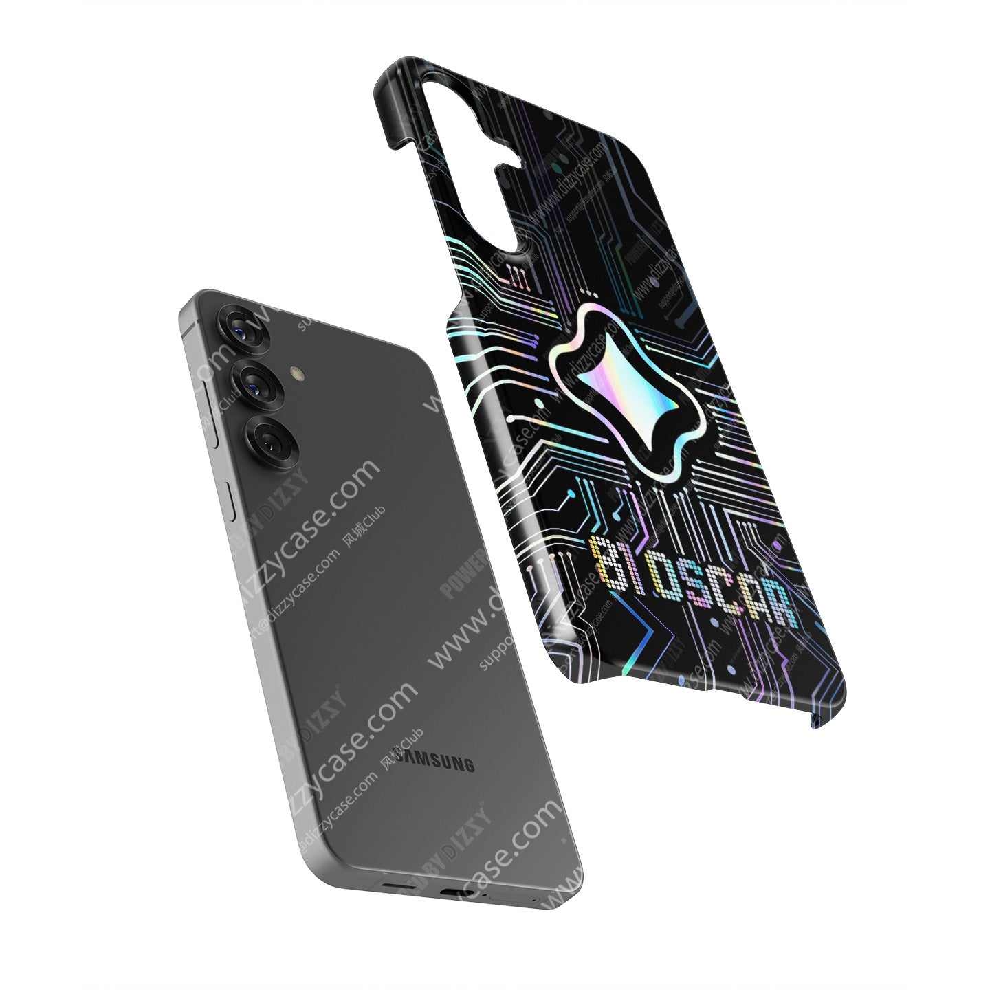 Oscar Piastri 2025 USGP Helmet Phone Case – Gemini Tech Edition for Samsung Galaxy