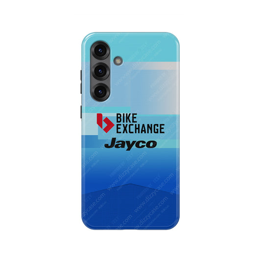 Funda para teléfono SAMSUNG con librea de camiseta de ciclismo EQUIPO BIKEEXCHANGE-JAYCO 2022