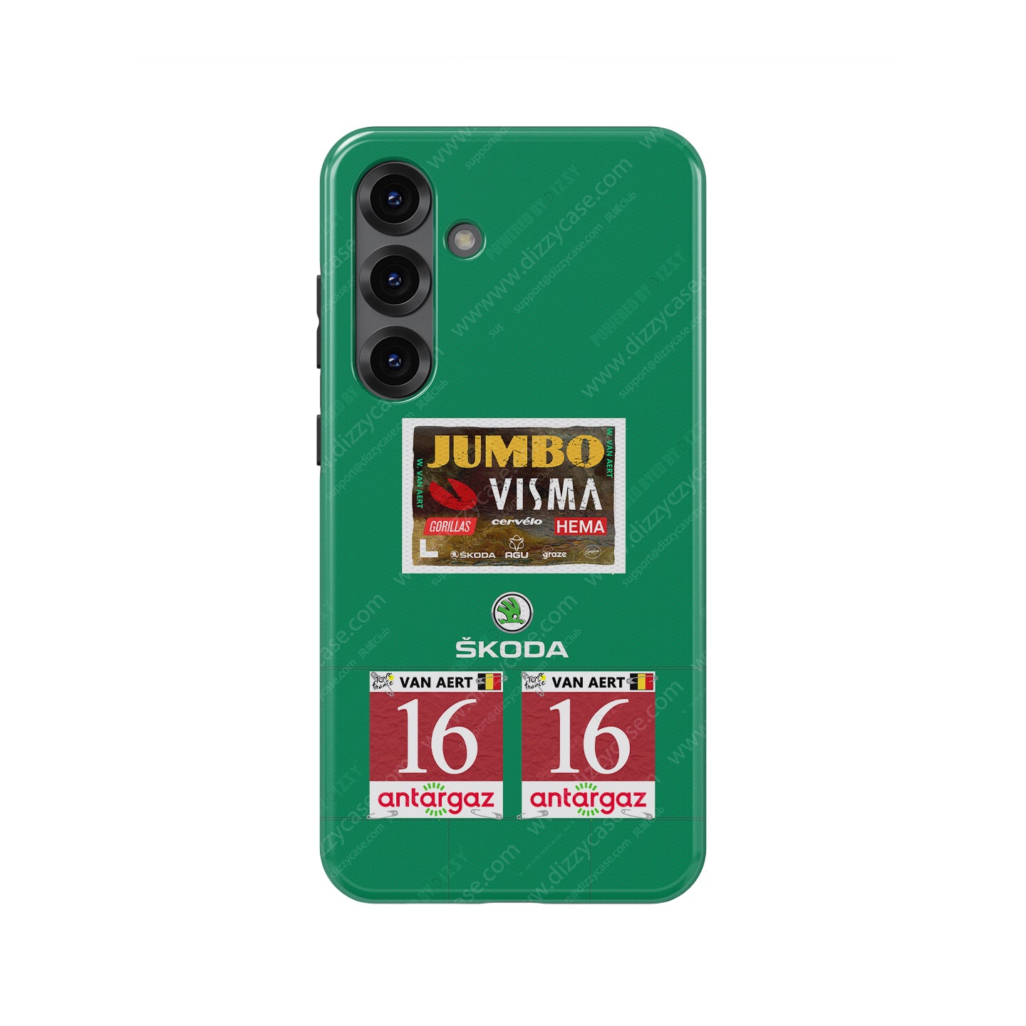 Celebrate Wout Van Aert with the 2022 Green Jersey Phone Case