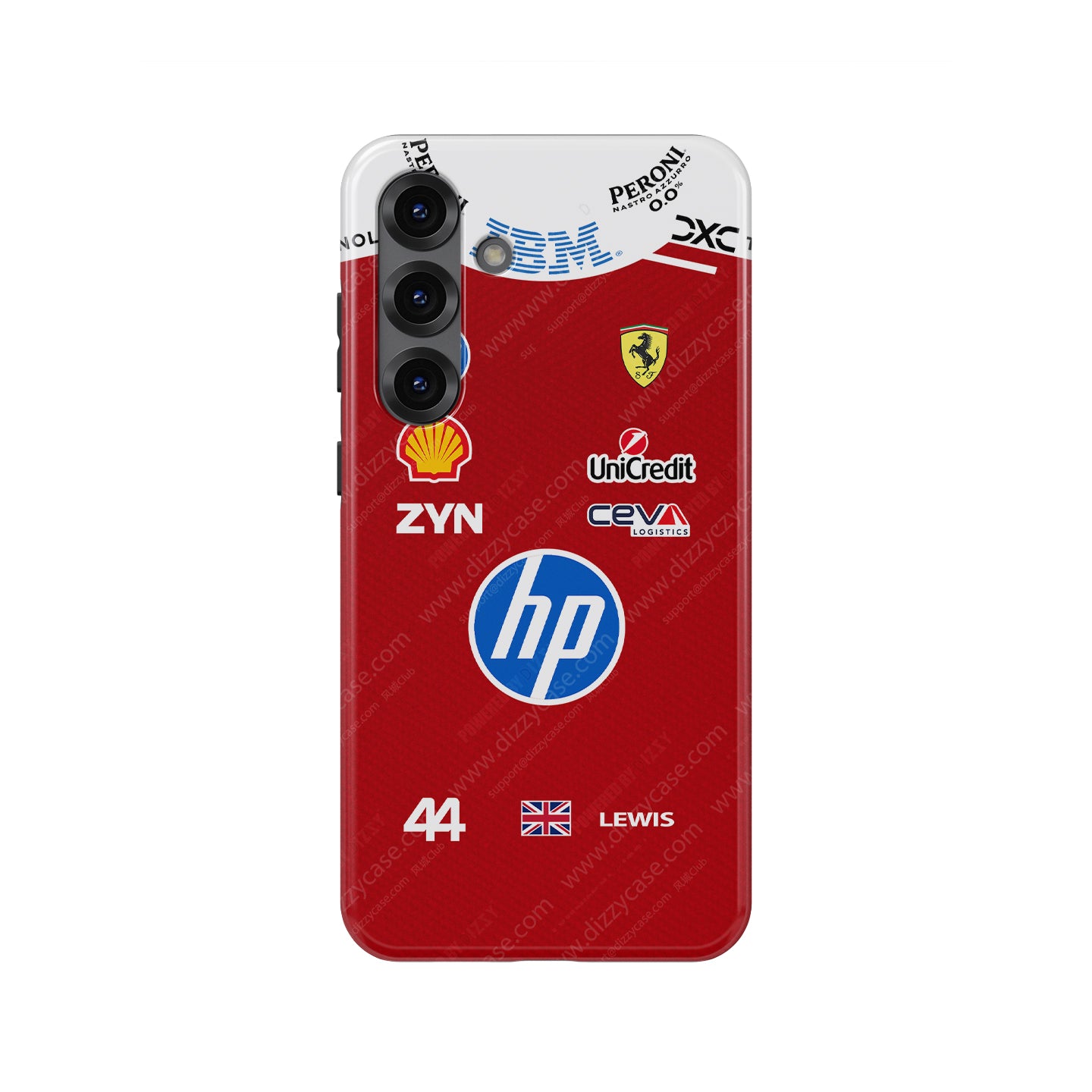 Lewis Hamilton 2026 Red Driver Suit Livery - Samsung Galaxy Case