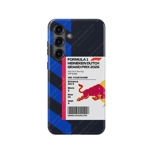 Custom Red Bull VIP Pass Samsung Galaxy Case