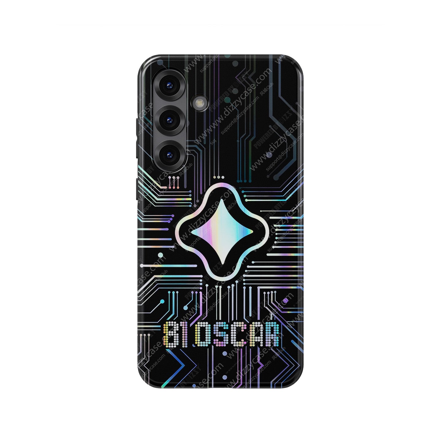Oscar Piastri 2025 USGP Helmet Phone Case – Gemini Tech Edition for Samsung Galaxy